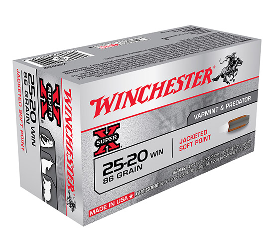 WIN SUPER-X 25-20WIN 86GR SP 50/10 - Ammunition